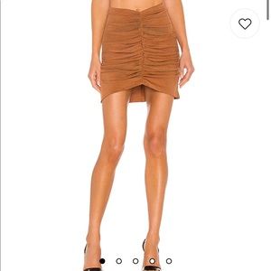 Revolve brown skirt